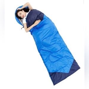 NEW Single Adult Cocoon Sleeping Bag 190T Anti Tearing Polyester Lightweight